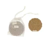 Pomax Linge De Table-ECKOO - set/4 sous-verres - fibre de coco - DIA 10 cm - brun