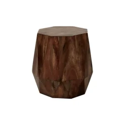 Pomax Tables Basses | Tables-EDENBURG - table basse - bois d'acacia - L 45 x W 45 x H 45 cm - brun