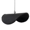 Pomax Suspensions-EIVISSA - suspension - papier mâché - L 58 x W 43 x H 18 cm - noir