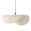 Pomax Suspensions-EIVISSA - suspension - papier mâché - L 58 x W 43 x H 18 cm - beige