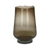 Pomax Photophores / T-lights-ELYZA - photophore/vase - verre - DIA 20 x H 30 cm - ambre