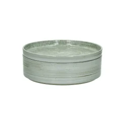 Pomax Vaisselle-EPICES - assiette à dessert - porcelaine - DIA 17 x H 2,5 cm - vert foncé