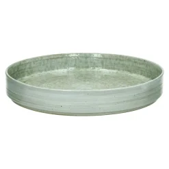 Pomax Vaisselle-EPICES - blate - porcelaine - DIA 27 x H 4,3 cm - vert foncé