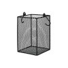 Pomax Concepts Modulaires-ESZENTIAL - panier à couverts - métal - L 12 x W 12 x H 19,5 cm - noir