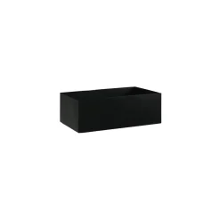 Pomax Concepts Modulaires-ESZENTIAL - récipient - métal - L 50,4 x W 30,4 x H 18 cm - noir