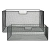 Pomax Concepts Modulaires-ESZENTIAL - set/2 paniers - métal - L 55/56 x W 29/30 x H 17,5/27,5 cm - noir