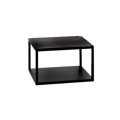Pomax Étagères Murales | Étagères-ESZENTIAL - étagère - métal - L 34,5 x W 30 x H 21 cm - noir