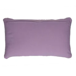 Pomax Coussins-EVORA - coussin - coton recyclé - L 50 x W 30 cm - lavande