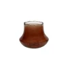 Pomax Vases-FAMIGLIA - vase - verre - DIA 15 x H 12 cm - ambre
