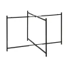 Pomax Concepts Modulaires-FLEX - pieds L - métal - L 67,5 x W 67,5 x H 38 cm - noir