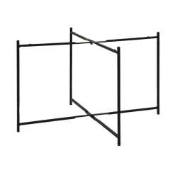 Pomax Concepts Modulaires-FLEX - pieds L - métal - L 67,5 x W 67,5 x H 38 cm - noir