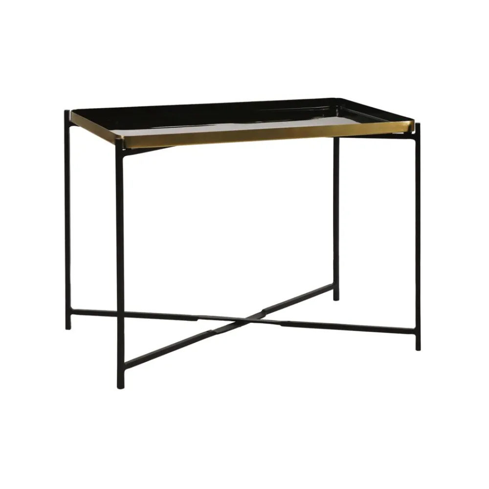 Pomax Concepts Modulaires-FLEX - pieds L - métal - L 67,5 x W 67,5 x H 38 cm - noir