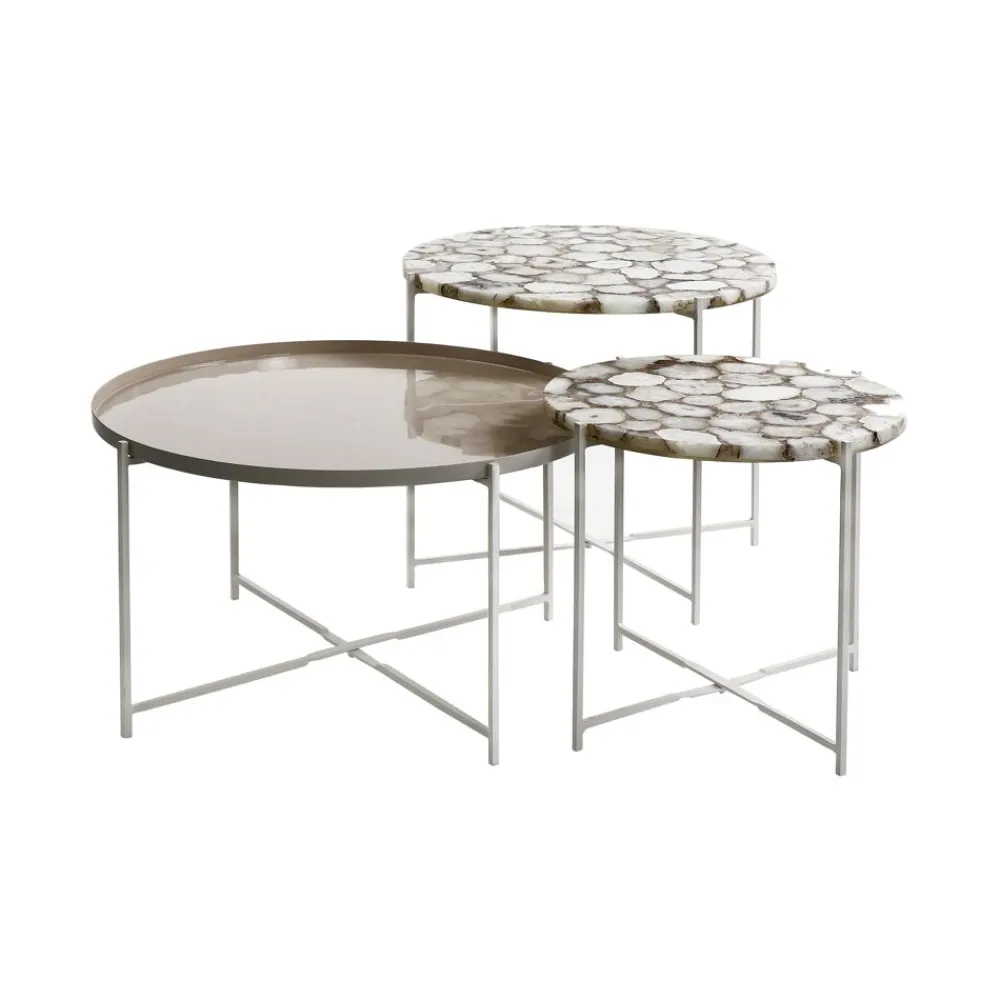 Pomax Concepts Modulaires-FLEX - pieds L - métal - L 67,5 x W 67,5 x H 38 cm - blanc