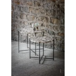 Pomax Concepts Modulaires-FLEX - pieds M - métal - L 57 x W 57 x H 48 cm - noir