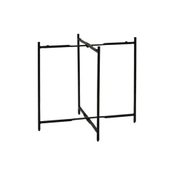 Pomax Concepts Modulaires-FLEX - pieds S - métal - L 47 x W 47 x H 42 cm - noir