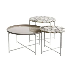 Pomax Concepts Modulaires-FLEX - pieds S - métal - L 47 x W 47 x H 42 cm - blanc