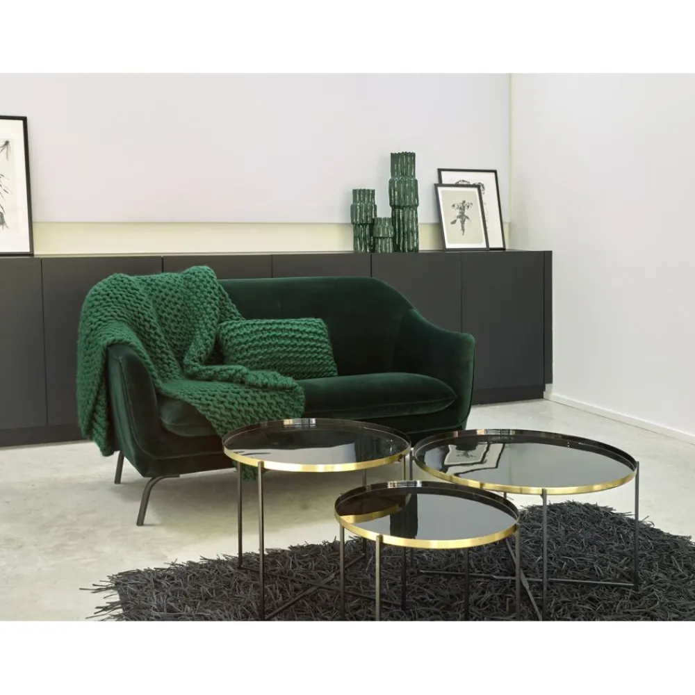 Pomax Concepts Modulaires-FLEX - pieds S - métal - L 47 x W 47 x H 42 cm - noir