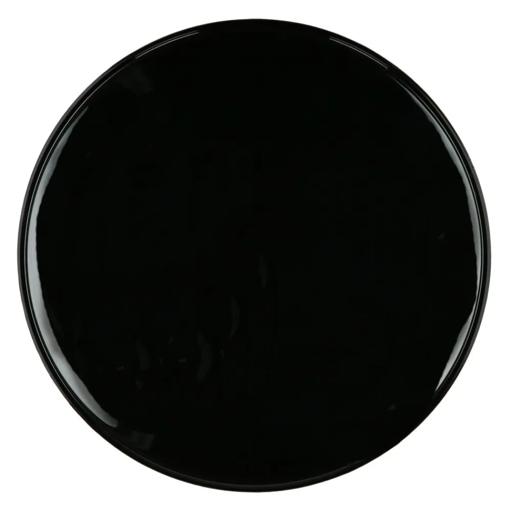 Pomax Concepts Modulaires-FLEX - plateau L - email - métal - DIA 65,5 x H 2 cm - noir