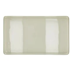 Pomax Concepts Modulaires-FLEX - plateau L - email - métal - L 58 x W 33 x H 2 cm - blanc cassé