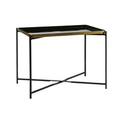 Pomax Concepts Modulaires-FLEX - plateau L - email - métal - L 58 x W 33 x H 2 cm - noir