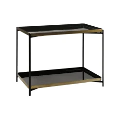 Pomax Concepts Modulaires-FLEX - plateau L - email - métal - L 58 x W 33 x H 2 cm - noir
