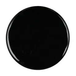 Pomax Concepts Modulaires-FLEX - plateau M - email - métal - DIA 55 x H 2 cm - noir