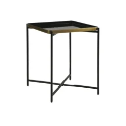 Pomax Concepts Modulaires-FLEX - plateau M - email - métal - L 40 x W 40 x H 2 cm - noir
