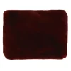 Pomax Plaids-FLUF - plaid - acrylique / polyester - L 120 x W 160 cm - rouge foncé