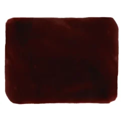 Pomax Plaids-FLUF - plaid - acrylique / polyester - L 120 x W 160 cm - rouge foncé