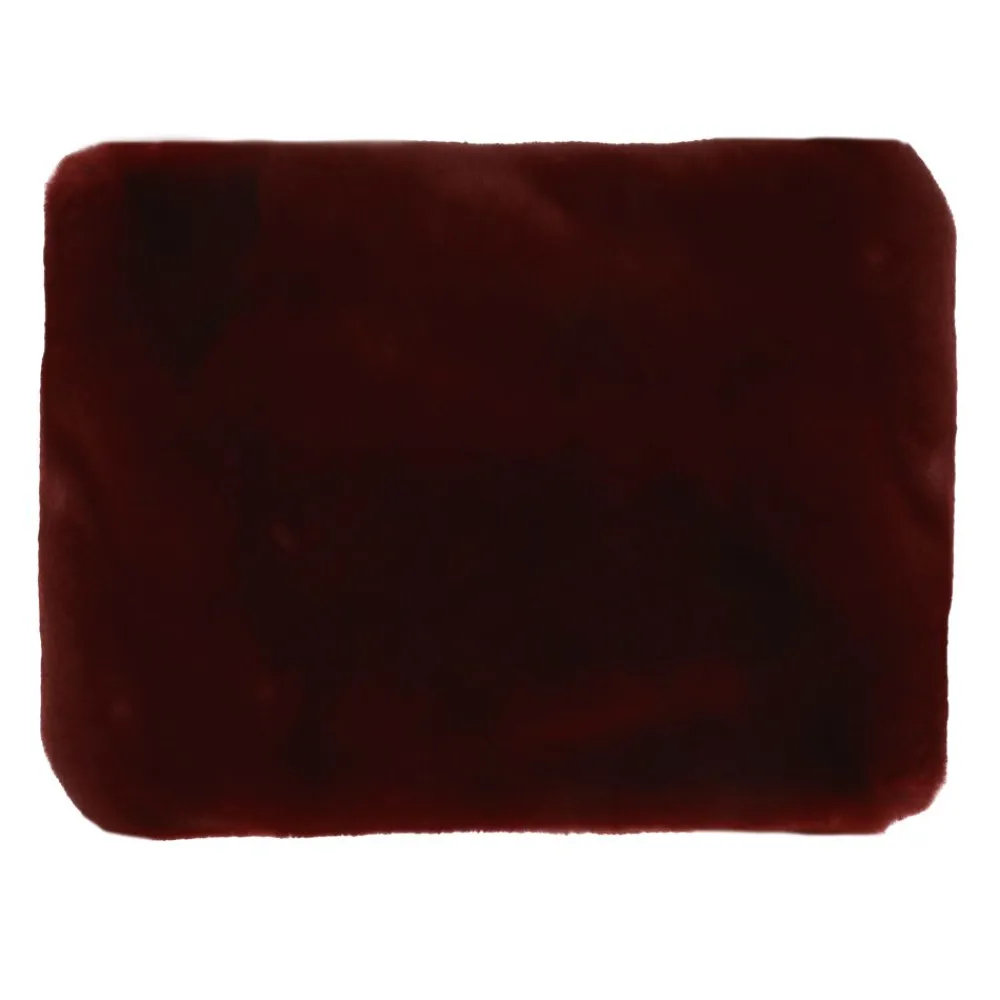 Pomax Plaids-FLUF - plaid - acrylique / polyester - L 120 x W 160 cm - rouge foncé