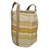 Pomax Bols & Paniers-FOLLINA - panier - jute / coton - L 60 x W 43 cm - jaune