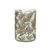 Pomax Photophores / T-lights-FORÊT - photophore - verre - DIA 12 x H 17 cm - vert