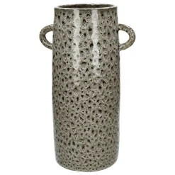 Pomax Vases-FOSSA - vase - faïence - L 22 x W 16 x H 45 cm - beige