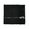Pomax Linge De Table-FUSE - chemin de table - coton / viscose - L 140 x W 40 cm - noir