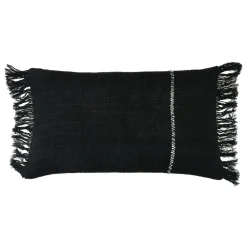 Pomax Coussins-FUSE - coussin - coton - L 50 x W 30 cm - noir