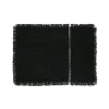 Pomax Linge De Table-FUSE - set de table - coton / viscose - L 48 x W 33 cm - noir