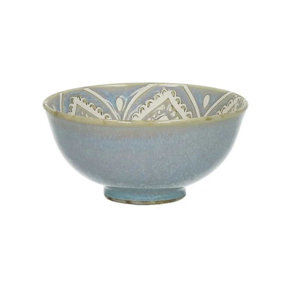 Pomax Vaisselle-GAZELLE - bol à céréales - porcelaine - DIA 12 x 6 cm - gris bleu