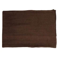 Pomax Linge De Table-GENOVA - nappe - lin délavé - L 350 x W 170 cm - brun