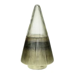 Pomax Senteurs-GLIMMER - bougie parfumée - "oudh" parfum - verre / cire - DIA 13 x H 25 cm - or