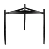 Pomax Concepts Modulaires-GRANADA - jambes pour table basse - métal - DIA 58 x H 48 cm - noir
