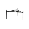 Pomax Concepts Modulaires-GRANADA - jambes pour table basse - métal - DIA 73 x H 34 cm - noir