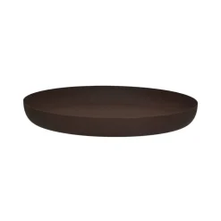 Pomax Bols & Paniers-GRAVEL - plat - métal - DIA 37 x H 4 cm - rouille