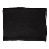Pomax Plaids-GRISHA - plaid/nappe de table/rideau - lin - L 300 x W 140 cm - noir