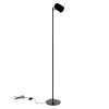 Pomax Lampadaires-HARBIN - lampadaire - métal - DIA 10 x H 154 cm - noir