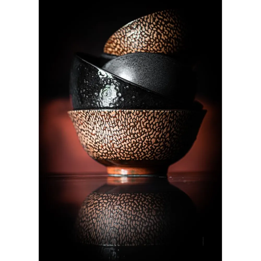 Pomax Vaisselle-HARVEST - bol - grès - DIA 15,5 x H 7,3 cm - sépia