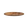 Pomax Saladiers / Plats À Servir-HOMMAGE - assiette - bois d'acacia - DIA 30 x H 2 cm - noyer