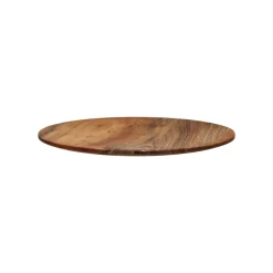 Pomax Saladiers / Plats À Servir-HOMMAGE - assiette - bois d'acacia - DIA 30 x H 2 cm - noyer
