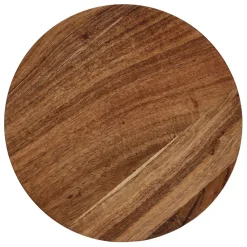 Pomax Saladiers / Plats À Servir-HOMMAGE - bois d'acacia - DIA 27 x W 1,5 cm - noyer