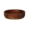 Pomax Saladiers / Plats À Servir-HOMMAGE - bol - bois d'acacia - DIA 21 x H 6 cm - noyer