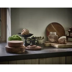 Pomax Saladiers / Plats À Servir-HOMMAGE - bol - bois d'acacia - DIA 21 x H 6 cm - noyer